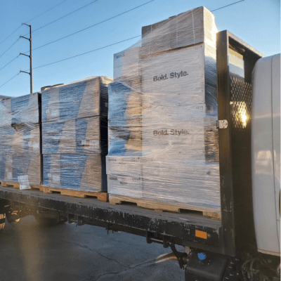 Curri First Mile Delivery delivery service vehicle in action