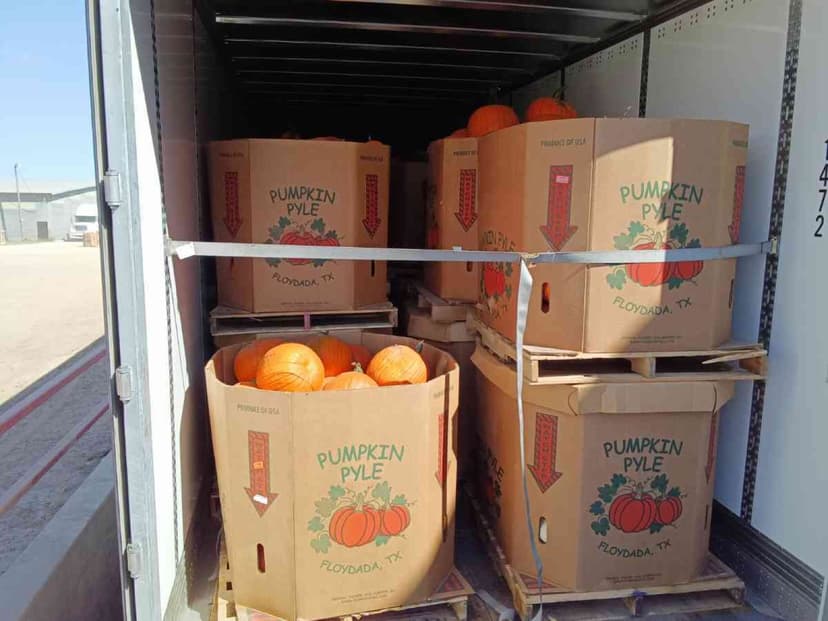 Stacked retail goods loaded floor-to-ceiling inside a dry van trailer for a Curri full truckload shipment
