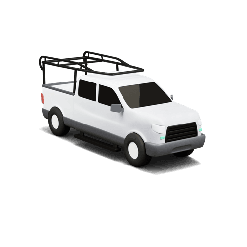 Curri rack vehicles for delivering pipe, tubing, and other long materials